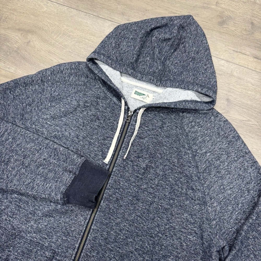 Wellen Hemp Organic Cotton Full Zip Jacket Men's Sz XL‎ Beach Coastal